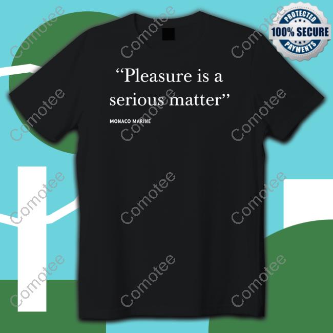 Charles Leclerc Pleasure Is A Serious Matter Tee Shirt