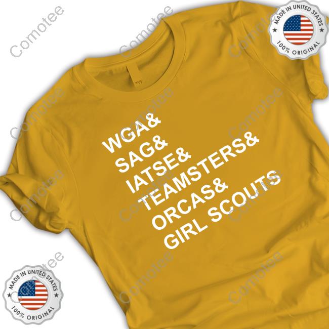 ????? ?. ???????????? Wga Sag Iatse Teamsters Orcas Girl Scouts Shirt, T Shirt, Hoodie, Sweater, Long Sleeve T-Shirt And Tank Top